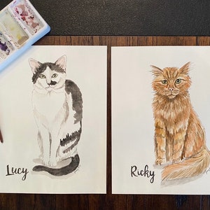 CUSTOM Pet Watercolor