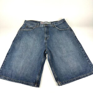 Anchor Blue Baggy Shorts - Etsy