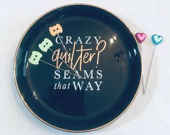 More Magnetic Circles: Stick-It-To-Me! Needle Pin Trays | Ceramic | Magnetic | Pin Tray | Pin Dish | Pin Bowl | Sewing | Quilting