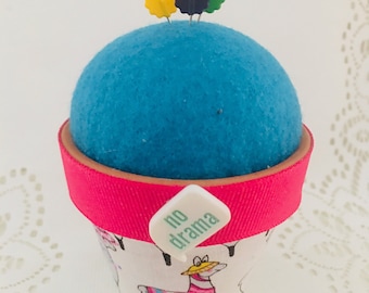Animals: Stick-It-To-Me! Pin Cushions | Animal | Elephant | Giraffe | Frog | Turtle | Panda | Sewing | Quilting | Handmade | Pincushion