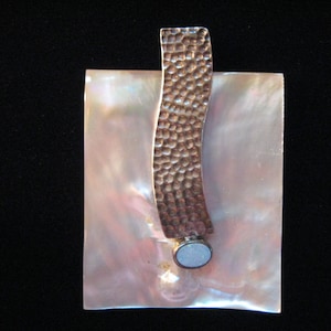 Mother of Pearl, Sterling Silver and Opal Triplet Pendant
