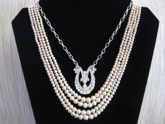 Repurposed Vintage Necklace