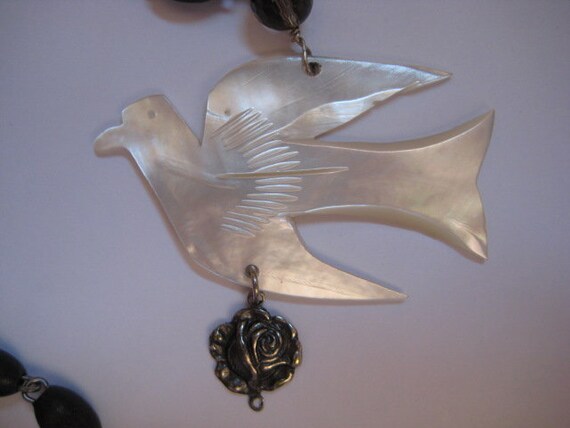 Repurposed Peace Dove Necklace - image 2