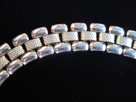 Vintage Monet Gold Tone Bracelet - image 4