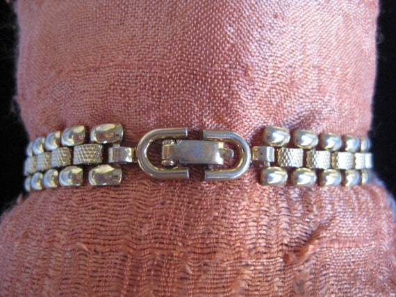 Vintage Monet Gold Tone Bracelet - image 3