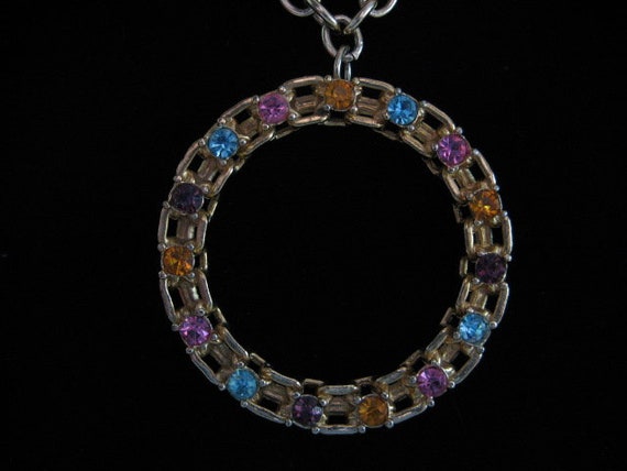 Vintage Sarah Coventry Picadilly Circle Necklace - image 2