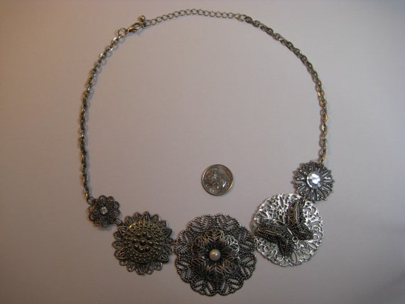 Repurposed Statement Necklace - image 8