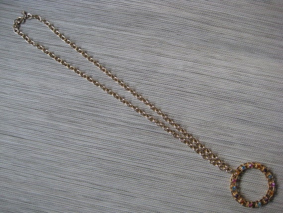 Vintage Sarah Coventry Picadilly Circle Necklace - image 3