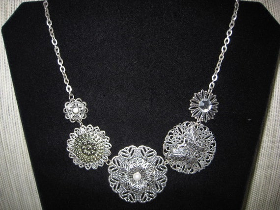 Repurposed Statement Necklace - image 1