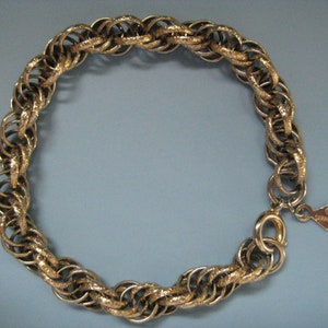 Vintage Sarah Coventry &quot;Goldenlinks&quot; Bracelet