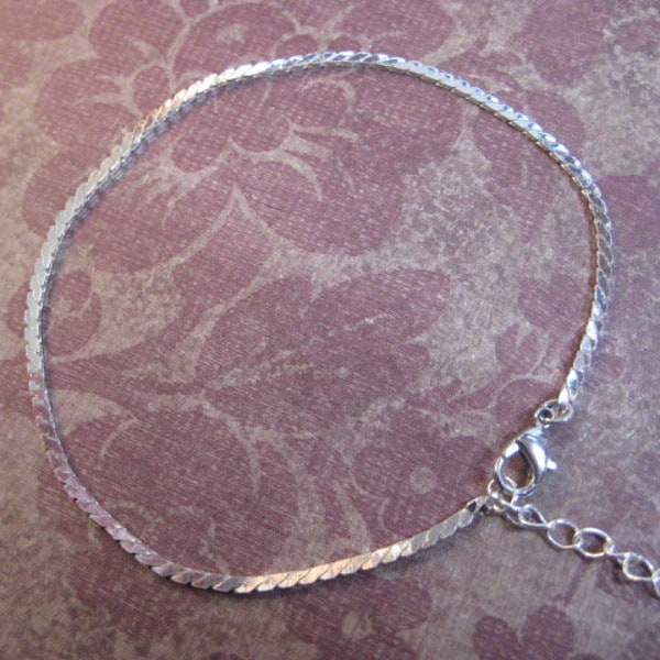 Vintage Serpentine Ankle Bracelet