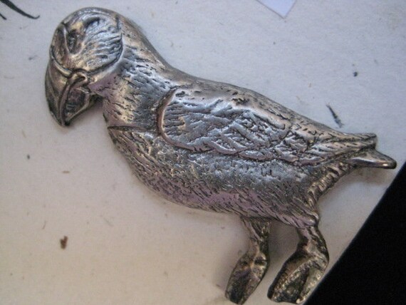 Vintage Cavin Richie Cast Silver Puffin - image 6