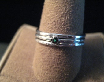 Sterling Silver Stackable Rings