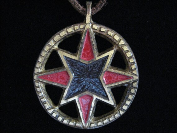 Vintage Terra Sancta Guild Star of Redemption Pend