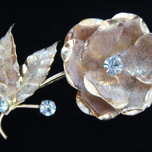 Vintage Large Flower Brooch