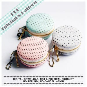 PDF Macaron Geldbörse - Anleitung & Muster (SOFORT DOWNLOAD)