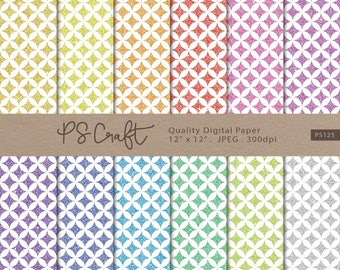 Glitter Curved Diamond Digital Paper, Glitter Background,  Diamond Digital Paper, Glitter Diamond Lattice Instant Download