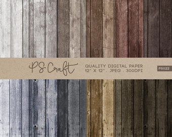 SEAMLESS Wood Digital Papers, Wood Digital Papers, Rustic Wood Textures, Wooden Pattern