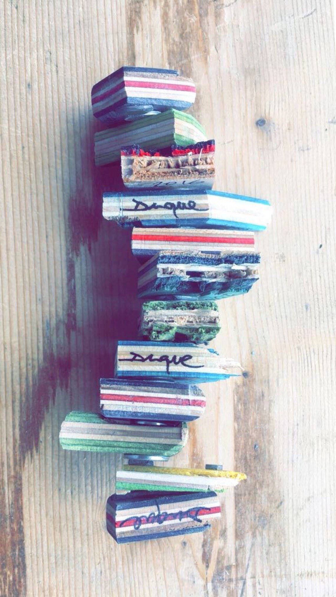 Upcycled Skateboard Recycled Wood Handmade Etsy