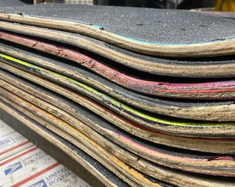 6 Used skateboard decks to recycle