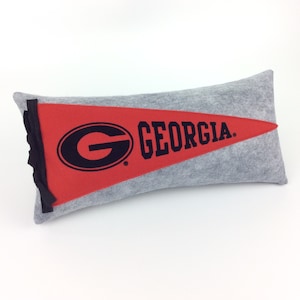 Georgia Bulldogs Pennant Pillow gift room decor UGA Dawgs