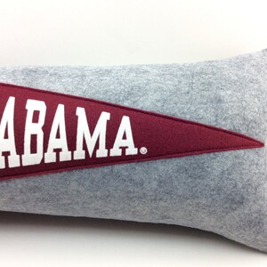 University of Alabama Crimson Tide Pennant Pillow graduation gift dorm room decor image 5