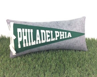 Philadelphia Pennant Pillow