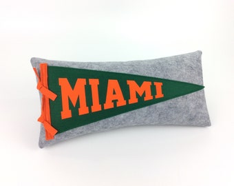 Miami Pennant Pillow 16 inch gift room decor