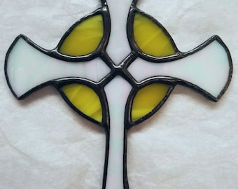 Stained Glass Holy Sun Cross
