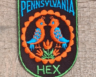 Pennsylvania Hex Vintage Travel Patch by Voyager