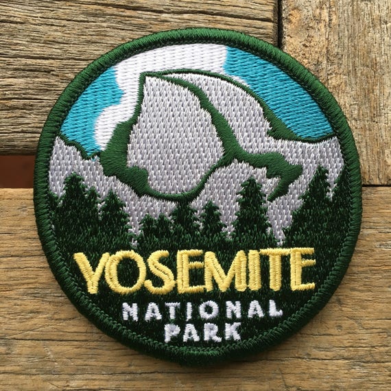 Yosemite National Park Souvenir Travel Patch California 