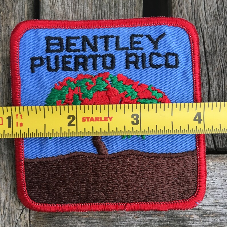 Bentley Puerto Rico Souvenir Travel Patch