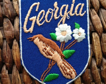 Georgia Vintage Travel Patch