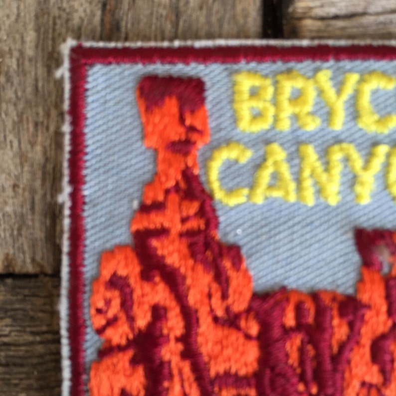 Bryce Canyon National Park Utah Vintage Travel Patch by Voyager