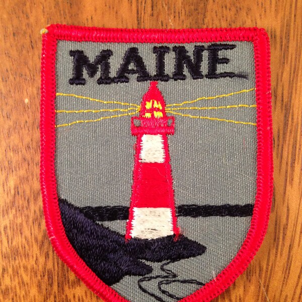 Maine Vintage Travel Patch by Voyager