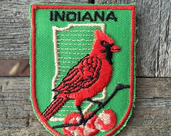 Indiana Vintage Travel Patch by Voyager