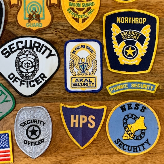 A Batch/Lot of 25 Security Guard Patches - image 5