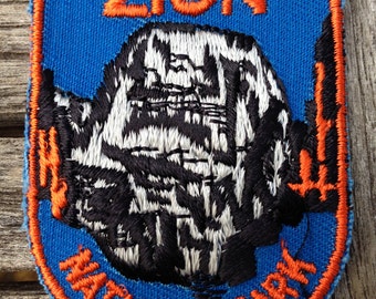 Zion National Park Vintage Travel Patch by Voyager