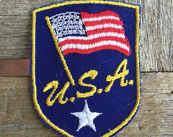 USA Vintage Travel Patch by Voyager