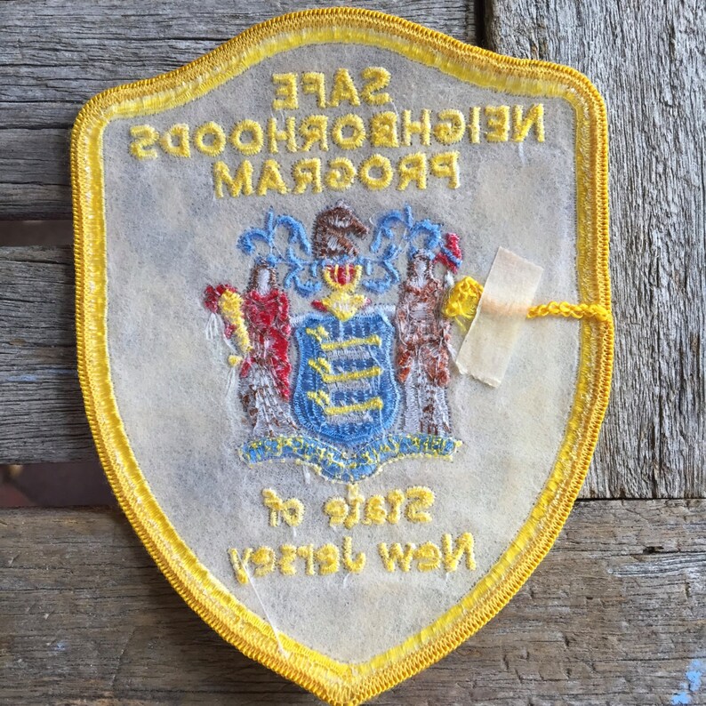 Safe Neighborhoods Program State of New Jersey Patch Etsy