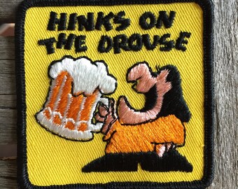 Hinks on the Drouse Vintage Souvenir/Novelty Patch