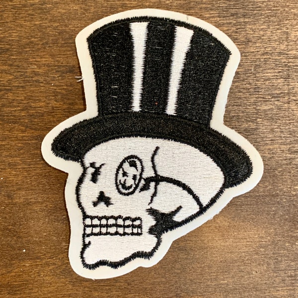 New Orleans Voodoo Skull Vintage Souvenir/Novelty/Mascot Patch