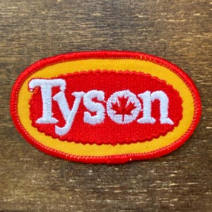 Tyson Canada Chicken Plant Uniform Patch - Rare with the Maple Leaf in the O!