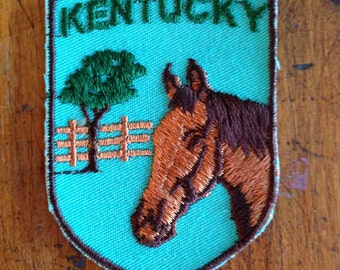 Kentucky Vintage Souvenir Travel Patch by Voyager