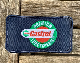 Castrol Premium Lube Express Work Shirt Uniform Patch