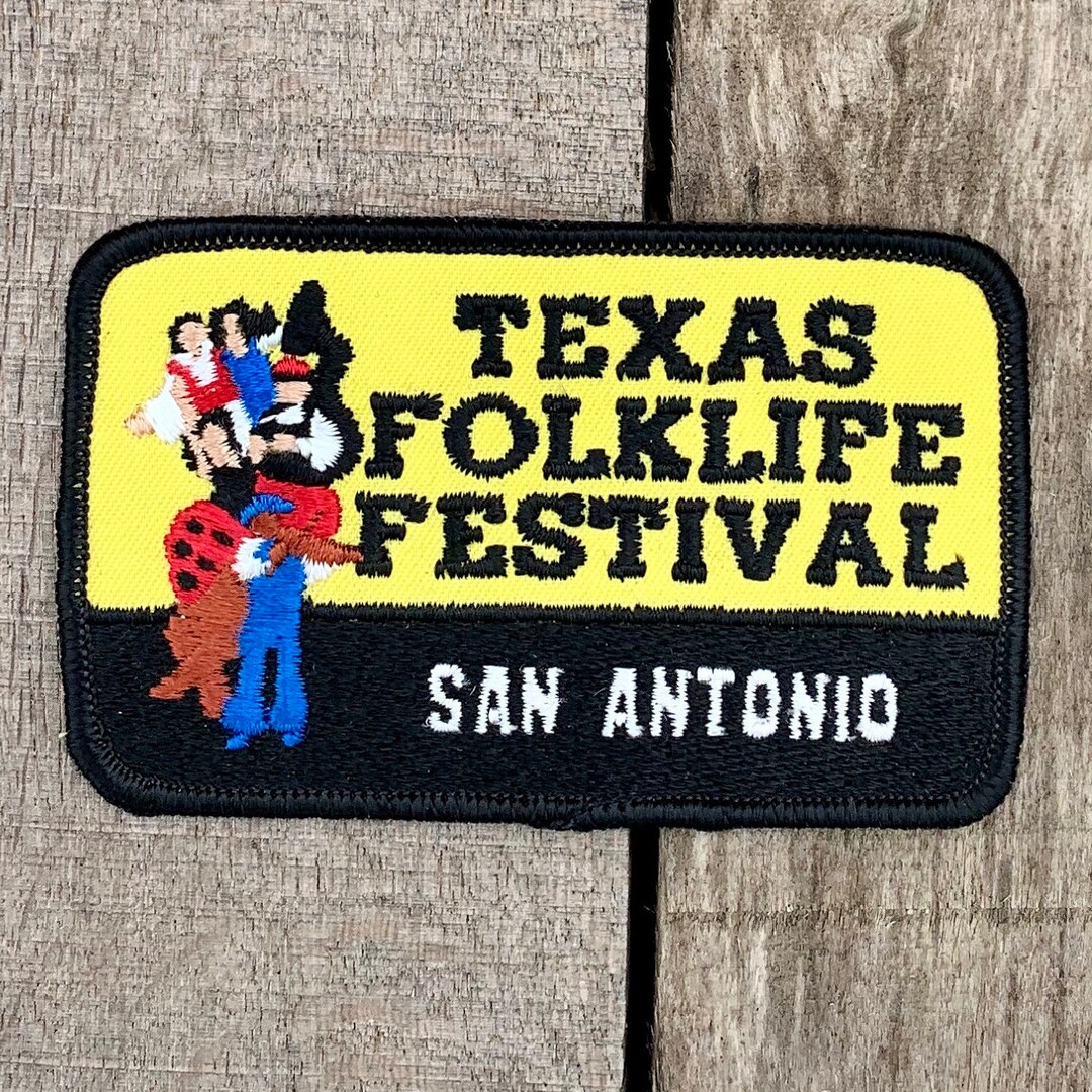 Texas Folklife Festival Parche de recuerdo de San Antonio Etsy España