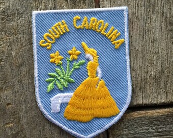 South Carolina Vintage Travel Patch