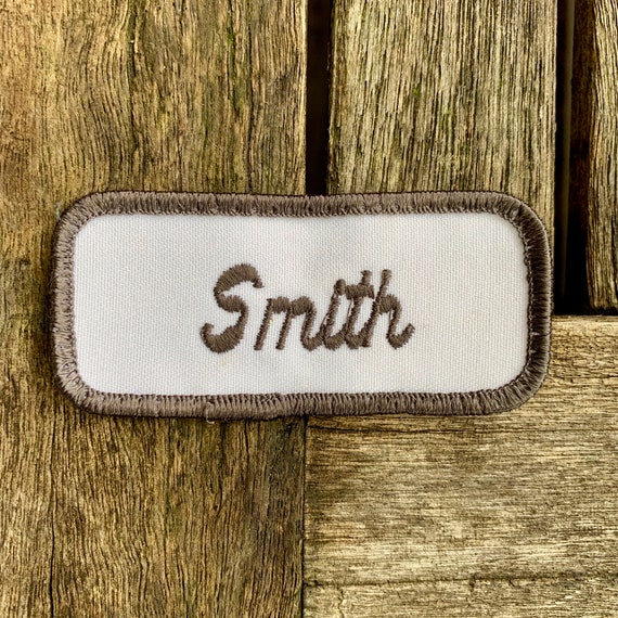 Smith. A white work shirt patch that says "Smith"… - image 1