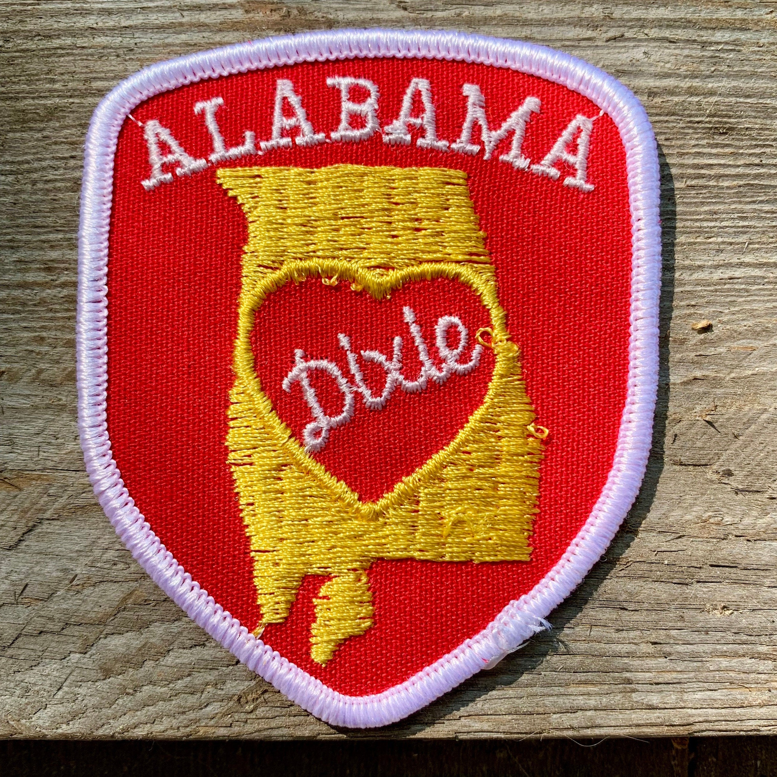 Alabama Vintage Souvenir Travel Patch Etsy