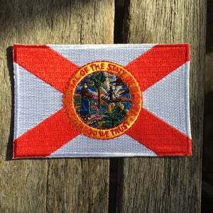 Florida Flag Souvenir Travel Patch